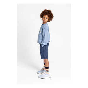 Hundred Pieces - Ryde organik pamuk sweatshirt | Gri mavi