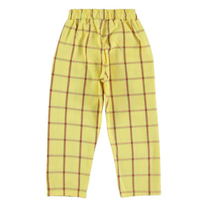 Piupiuchick - Pantalón Carreaux | Amarillo Pálido