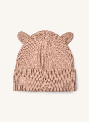 Liewood - Gina Cat gorro de algodón orgánico | Rosa Claro