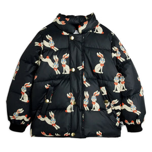 Mini Rodini - Lapins Jacke mit recycelter Faserfüllung | Schwarz