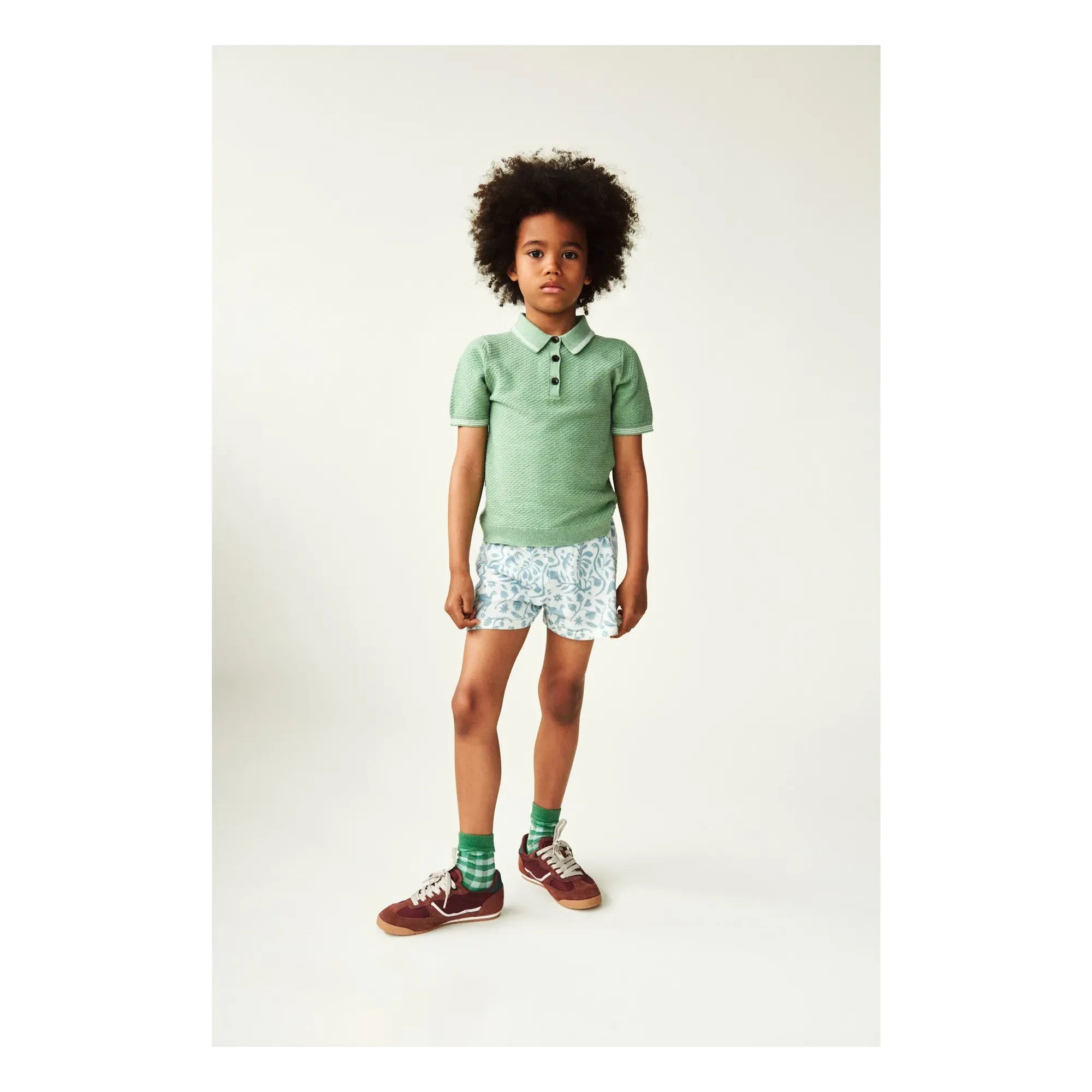 FUB - Set de 2 calcetines con diseño a cuadros | Verde