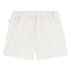 Petit Bateau – Twill-Shorts aus Bio-Baumwolle | Weiß