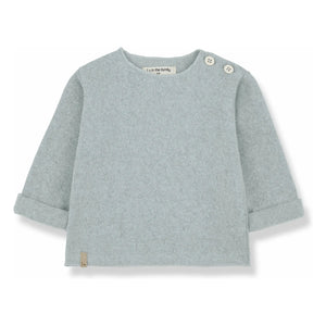1+ in the family - Chapin T-shirt | Gray Blue
