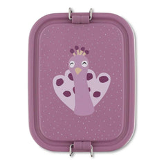 Trixie - Mrs. Peacock Small Lunch Box | Purple