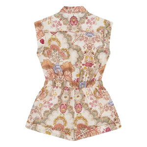 Zimmermann - Mono corto floral de día | Crema