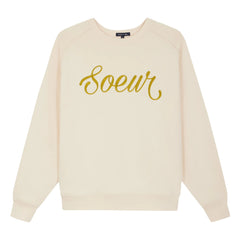 Soeur - Thibault Organic Cotton Sweatshirt | Ecru