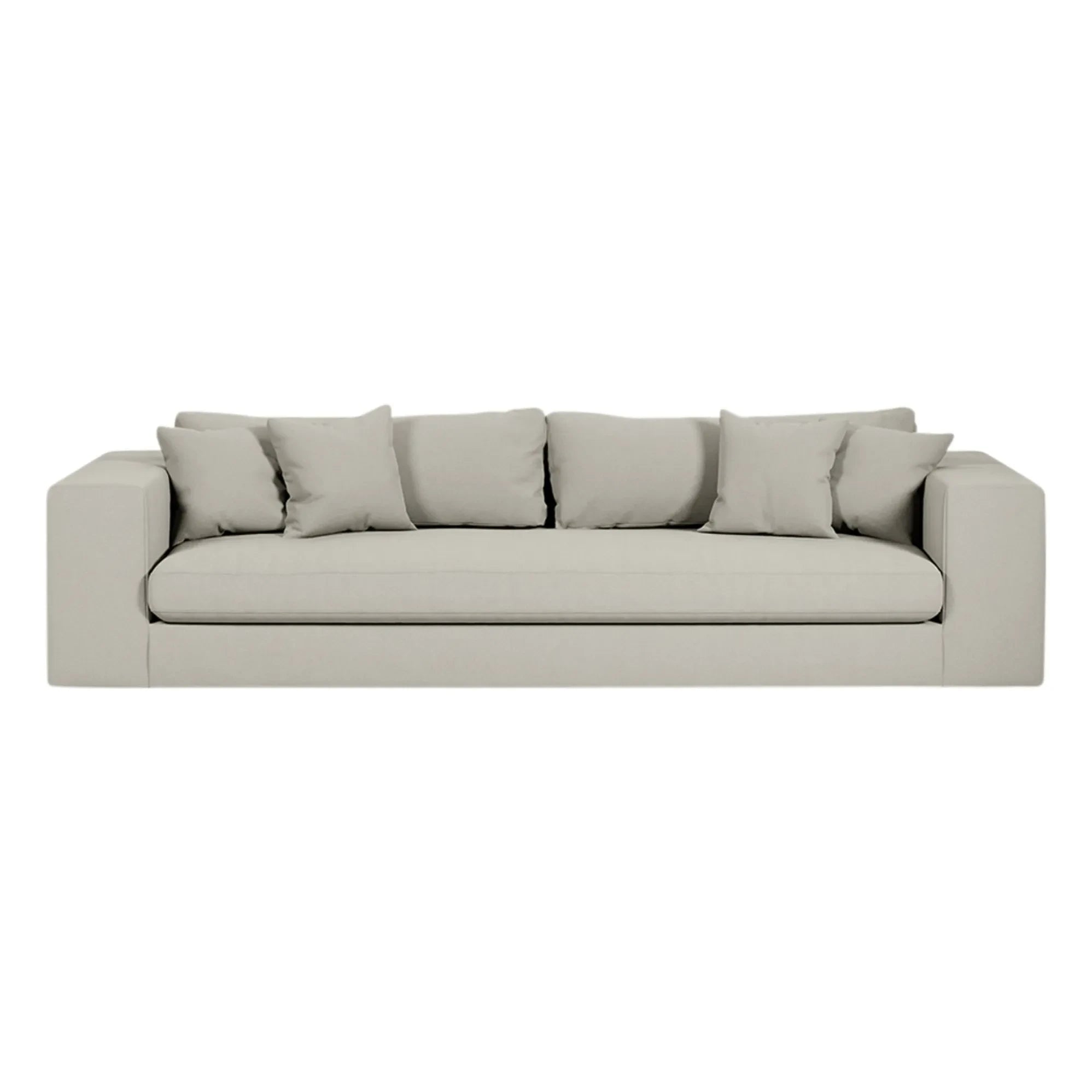 Panac Edition - Bellechasse 3 kişilik kanepe, pamuk ve keten - 245 cm | Perle