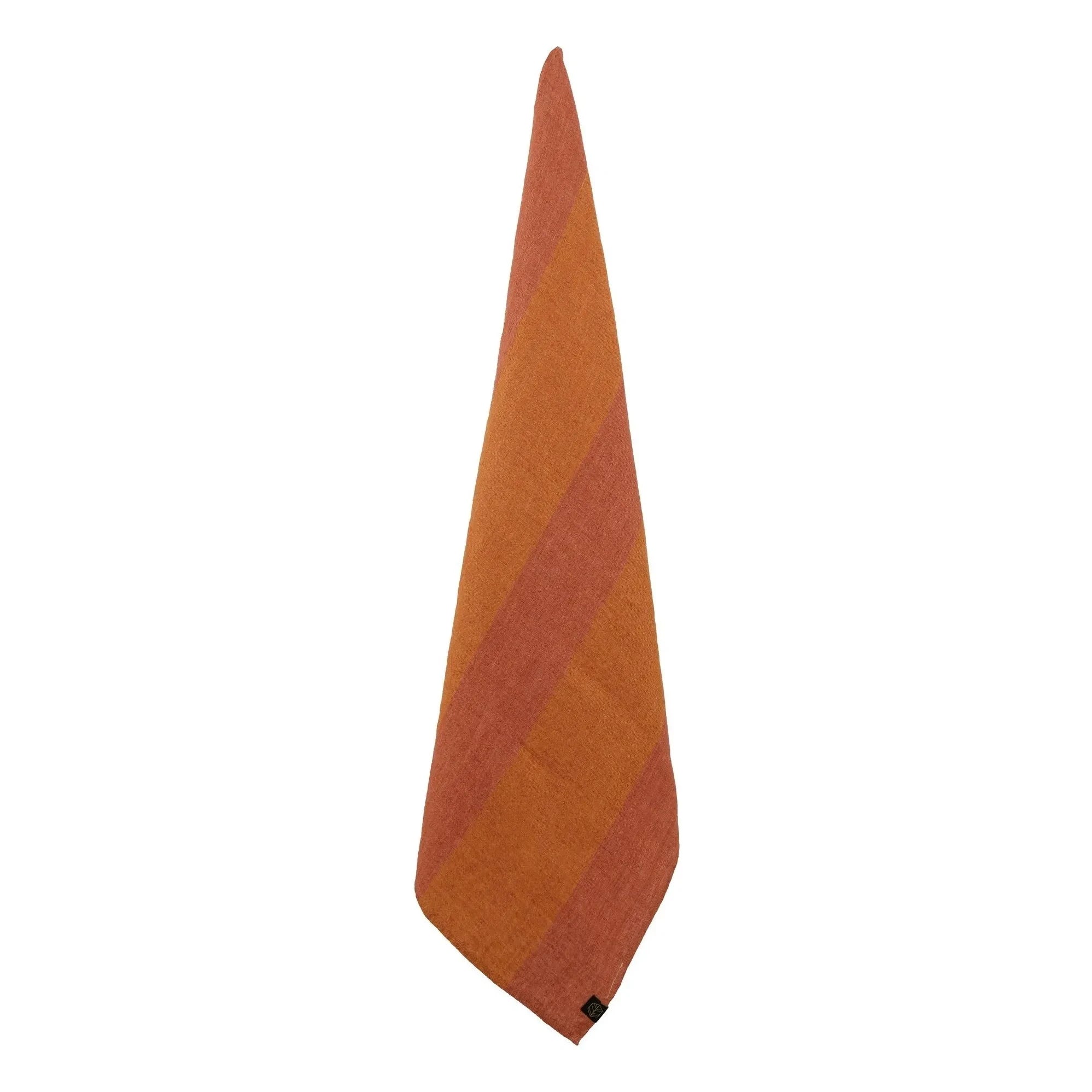 Haomy - Santa Cruz keten mutfak havlusu | Terracotta
