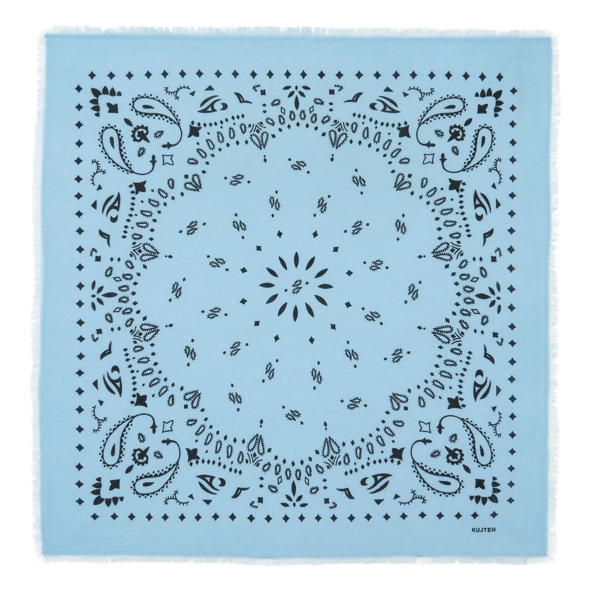 Kujten - Hachiko Kaşmir Bandana | Açık Mavi