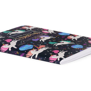 Legami - A6 Lined Defter ile Illustrated Hard Kılıf - Tek Boynuzlu At