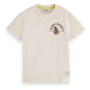 Scotch & Soda - Finders Keepers Artwork T-shirt | Bej