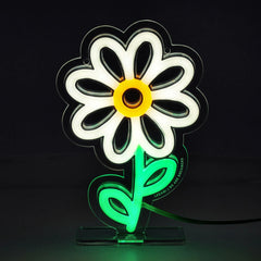 Legami - Mini Neon-Effect LED Sign - It's a Sign Mini - Daisy