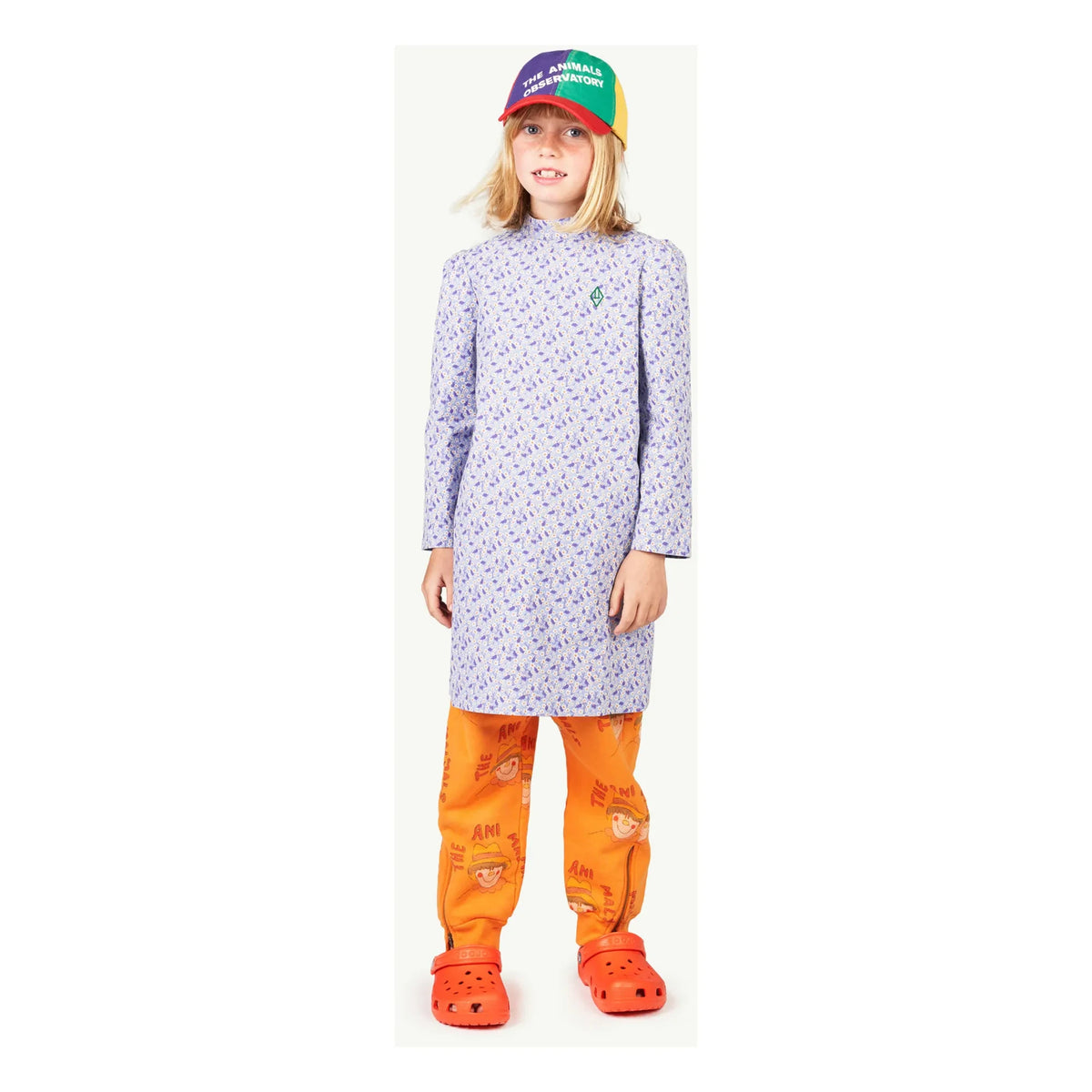 The Animals Observatory - Panther Sweatpants - The Animals Observatory x Smallable | Orange