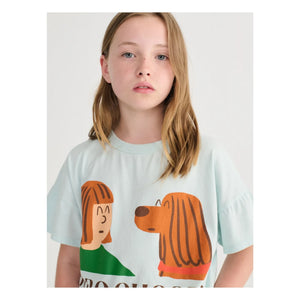 Bobo Choses - Friends T-shirt Organic cotton | Light blue
