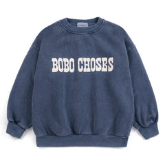 Bobo Choses - Sudadera Bobo Choses de algodón orgánico | Azul oscuro
