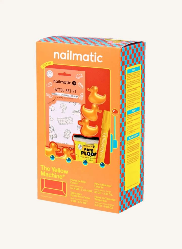 Nailmatic Kids - مجموعة هدايا آلة صفراء | صفراء