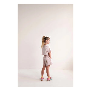 Jenest - Lilou Organik Pamuklu Twill Şort | Soluk Pembe