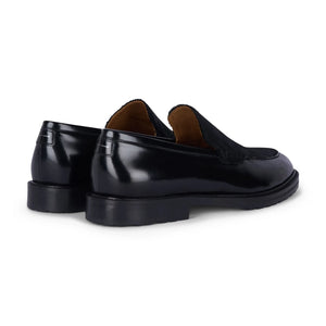 Anthology Paris - Ralph Double Material Loafer Shoes | Black
