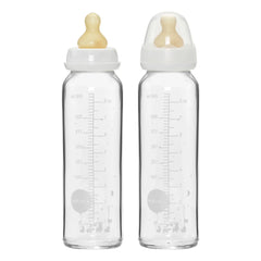 Hevea - Cam Bebek Biberonu 240 ml - 2'li Set
