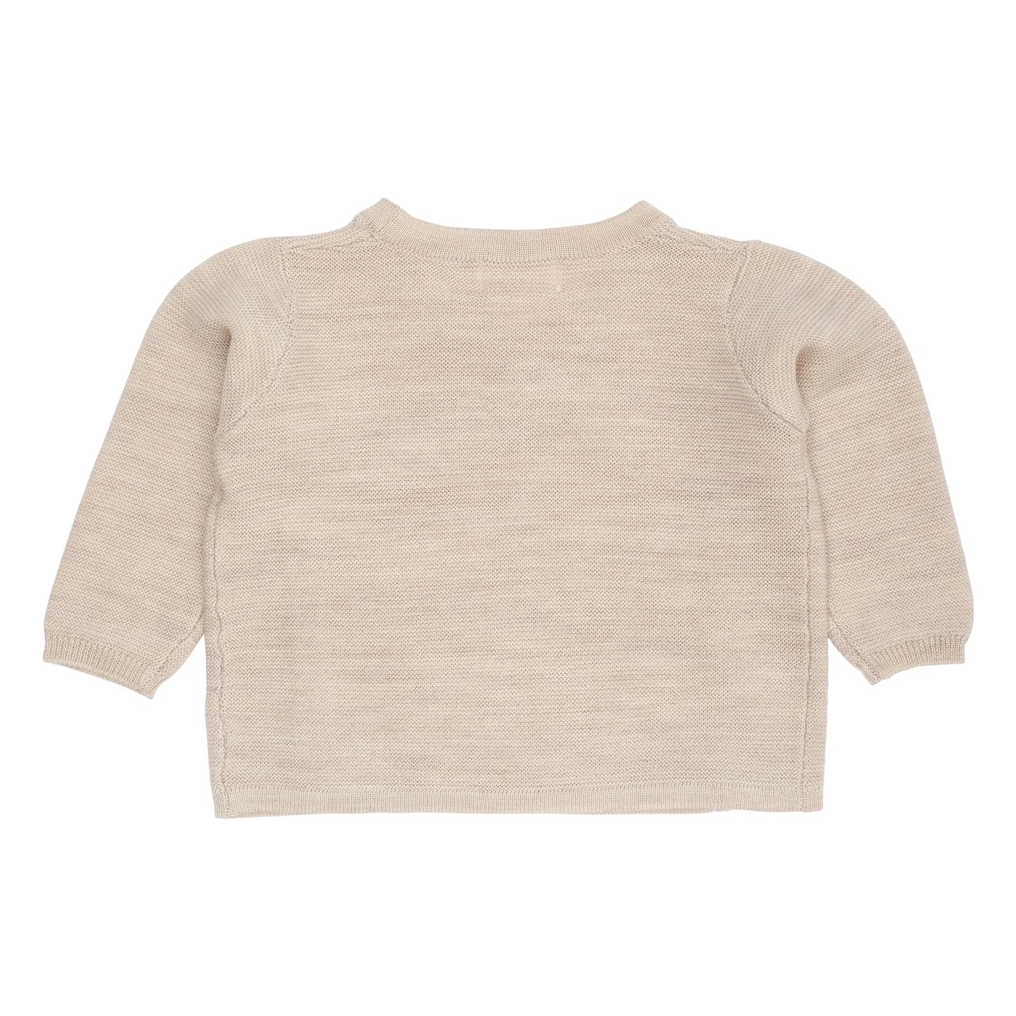 Copenhagen Colors - Heather bej Merino Yün Çift Düğmeli Hırka
