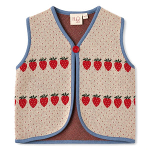 Flöss - Louise Puantiyeli Kolsuz Hırka | Krem