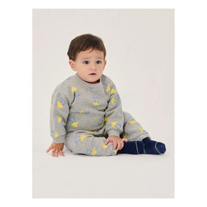 Bobo Choses - Jogger saucers Organik Pamuklu Bebek | Kırçıl gri