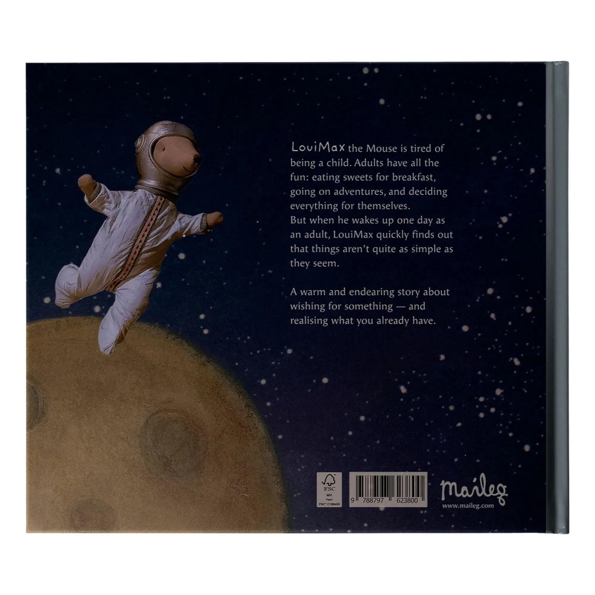 Maileg - Book LouiMax - Büyümek İsteyen Bir Çocuk (EN)