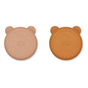 Liewood - Connie Silikon Kaseler - 2'li Set | Toz Pembe