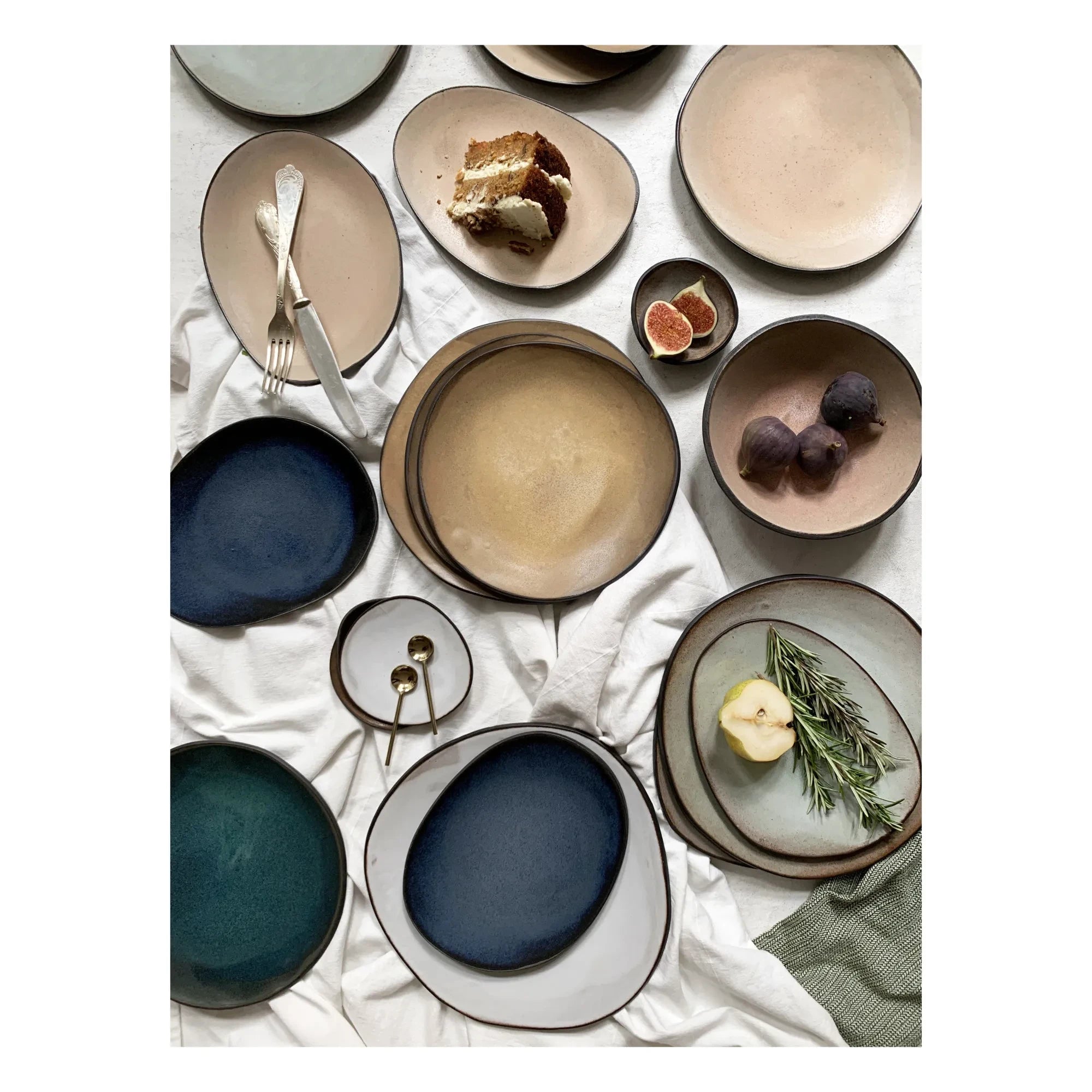 Hana Karim - Ceramic Plate | Jade Green