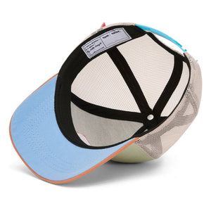 Hello Hossy - Trucker Mini Organic Cotton Curved Brim Cap | Light Green