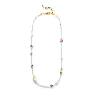 Anni Lu - Bluebell Bloom kolye | Mavi
