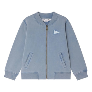 Bonpoint – Loreto Bomberjacke aus Bio-Baumwolle | Azurblau