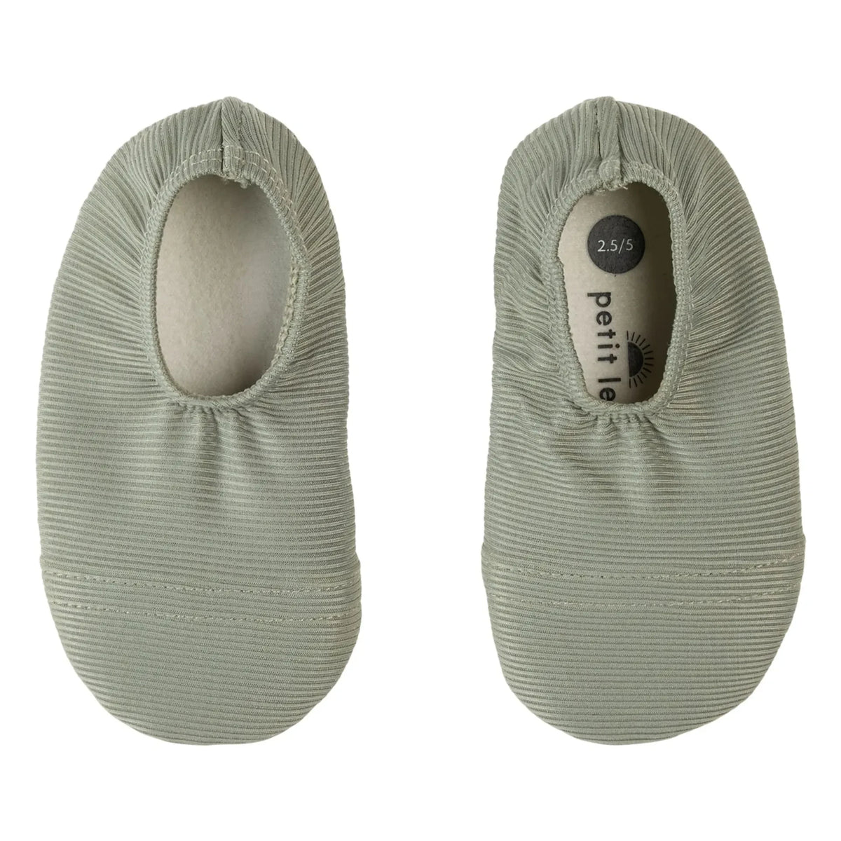 Petit Lem - Zapatillas de agua con protección UV de fibra reciclada texturizada | Verde