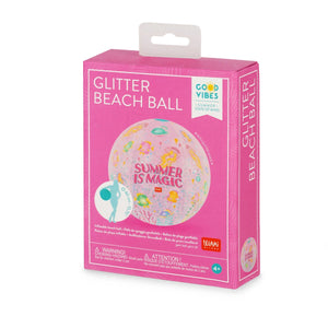 Legami - Summer is Sihir Inflatable Beach Ball - Glitter Beach Ball