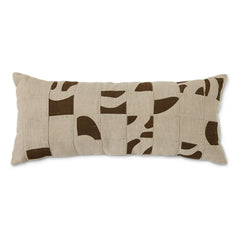 HKliving - Yama Pattern Cushion | Natural