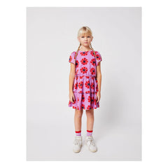 Bobo Choses - Kaleidoskop Kleid aus Bio-Baumwolle | Flieder