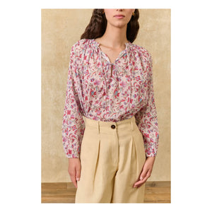 Louise Misha - Federica Linen and Cotton Pants | Ivory
