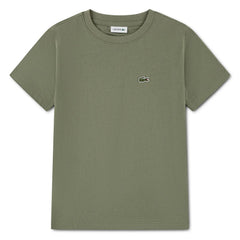 Lacoste – Majica s logotipom | Khaki