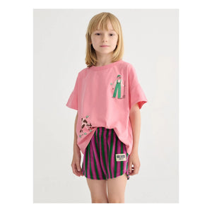 Bobo Choses - Farm T-Shirt Bio-Baumwolle | Rosa