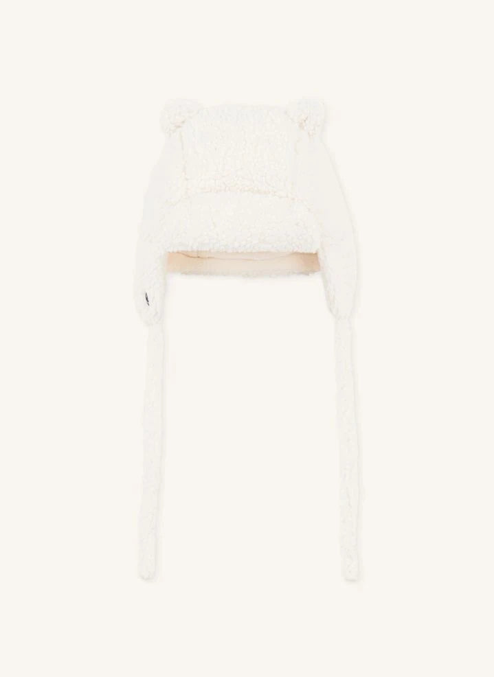 Petit Bateau - Chapka Sherpa con orejeras | Ecru