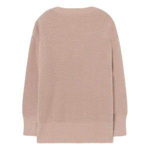 The Animals Observatory - Bull Grafik Pullover | Beige