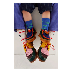 Bobo Choses - Wallabee Sherpa Derby Schuhe - Bobo Choses x Camper | Grün