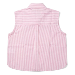 Finger in the nose - Ella Camisa sin mangas a rayas | Rosa claro