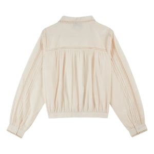 Emile et Ida – Vintage-Baumwollbluse | Creme