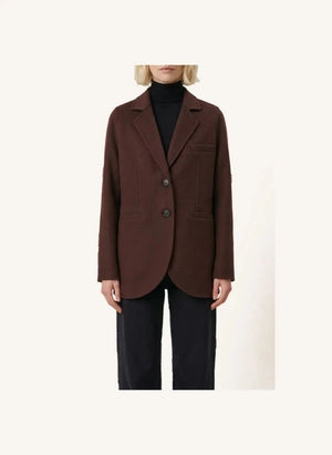 Vanessa Bruno - Marc Reversible Wool Jacket | Chocolate