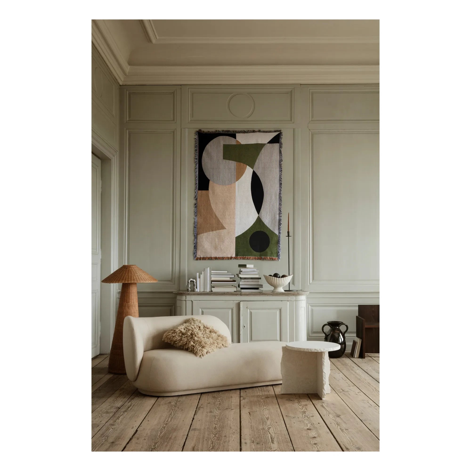 Ferm Living - Dou Rattan Lamba