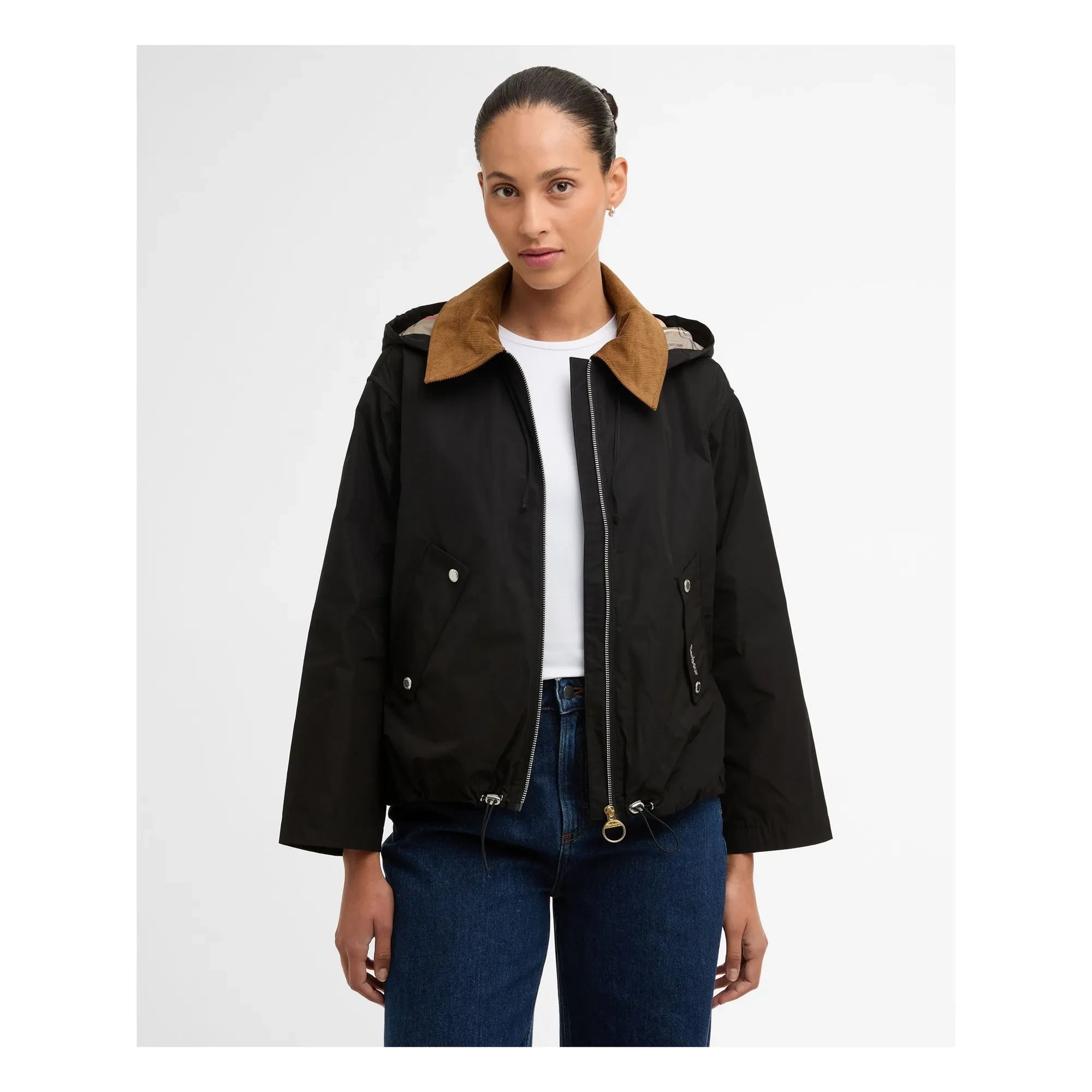 Barbour - Weaver su geçirmez ceket | Siyah