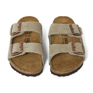 BIRKENSTOCK - Arizona Suede Sandals | Dark Beige Brown