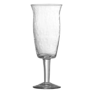 Bloomingville - Geri dönüştürülmüş camdan Asha şarap kadehleri - 4'lü Set | Şeffaf