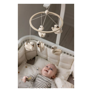Sebra - Mobile Swans | White